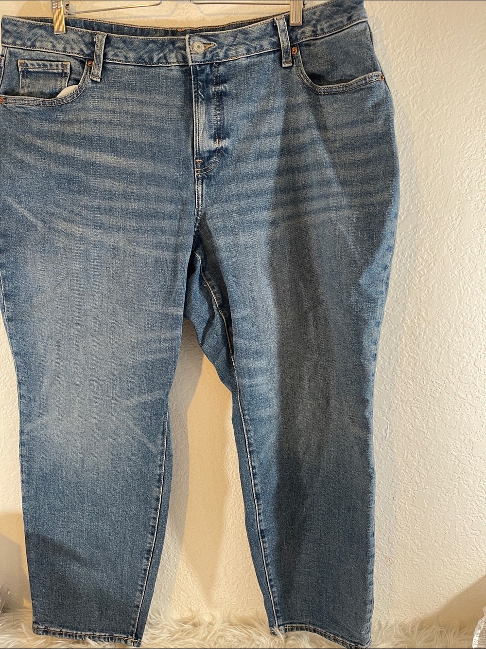 OLD NAVY Jeans Size 20 Curvy O.G. Straight Ankle High Waist Blue Margarita